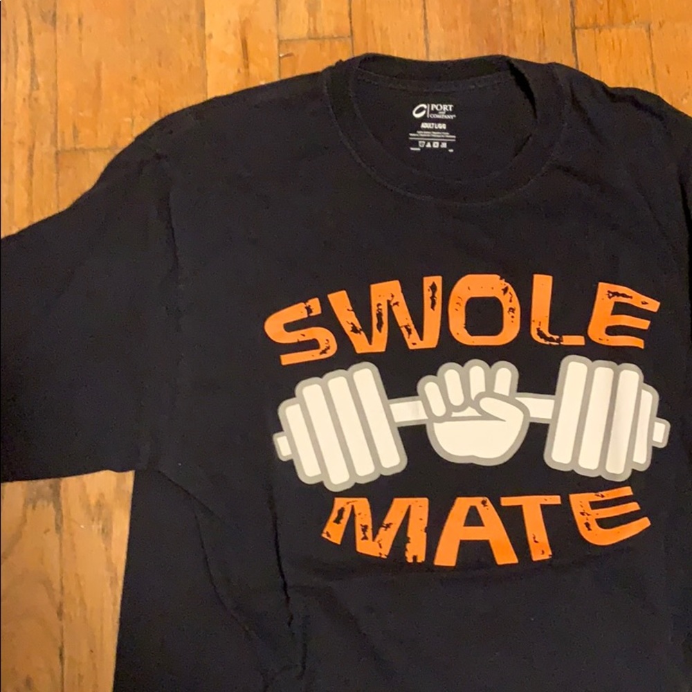 “Swole Mate” 100% cotton t-shirt